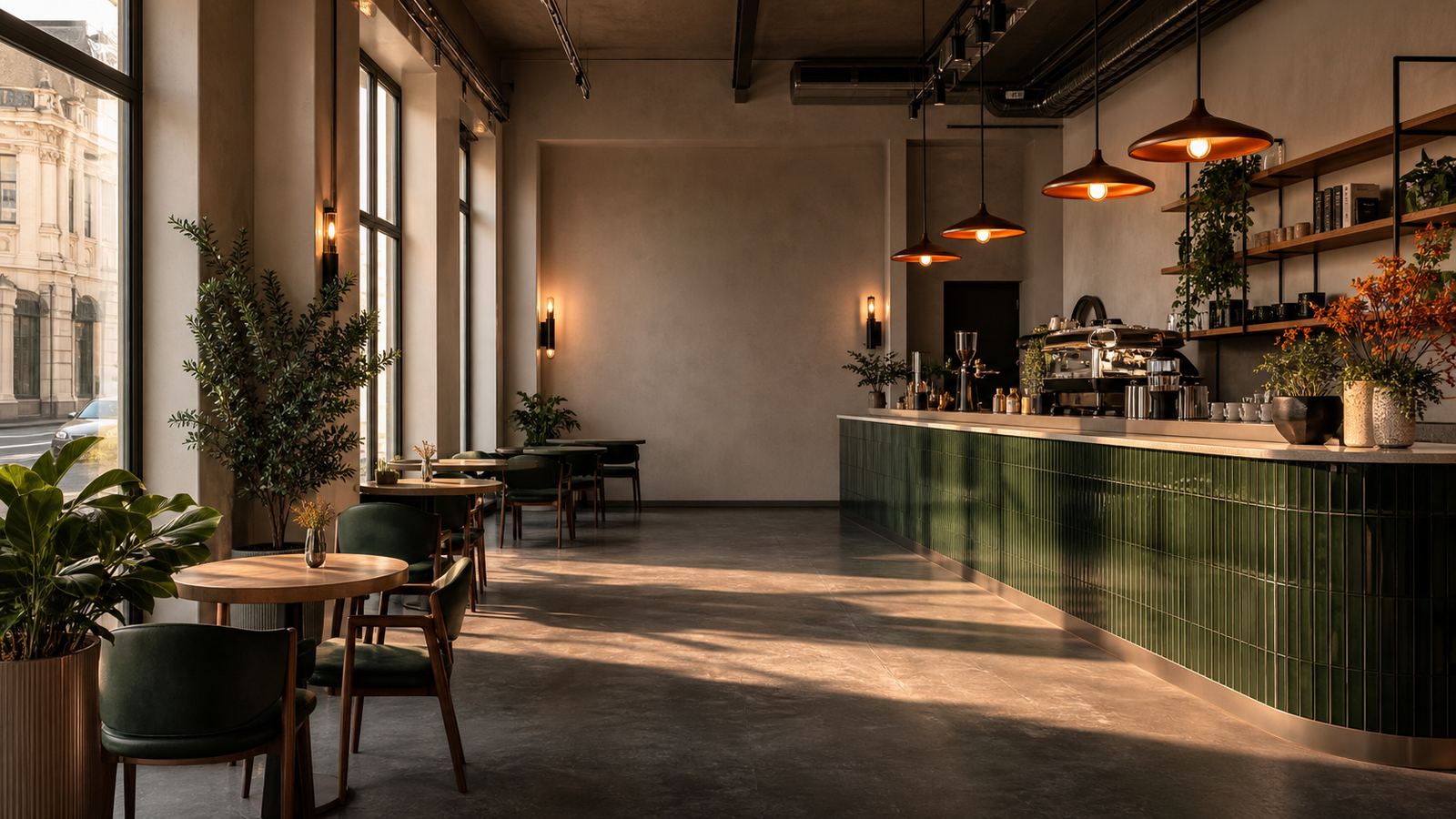 The café